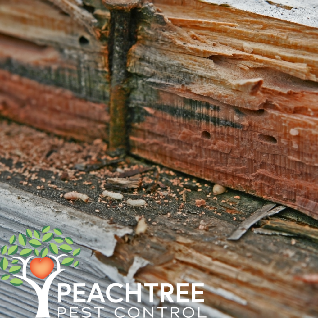 Termites Eating Wood